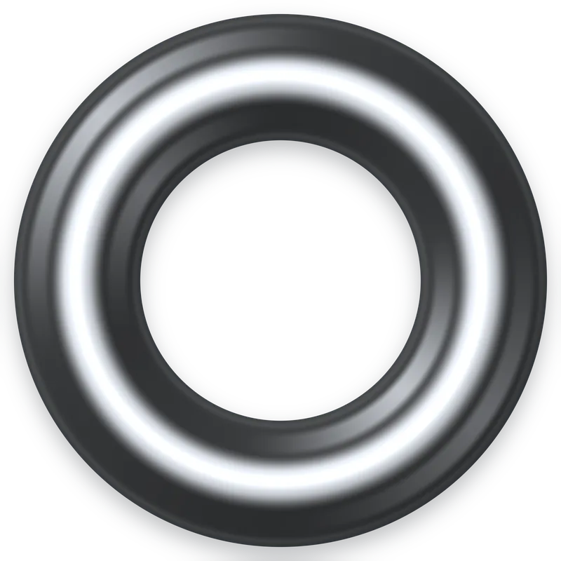 Lunette en acier, finition poli miroir